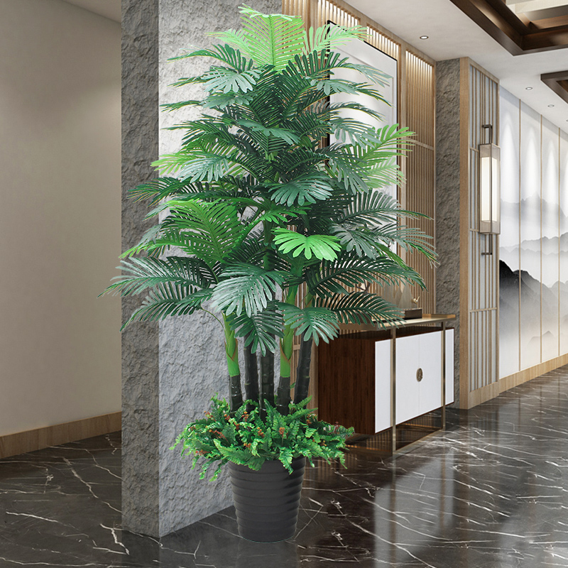 仿真植物大型假树l装饰室内客厅盆栽仿生绿植葵树摆件假花仿真花图片