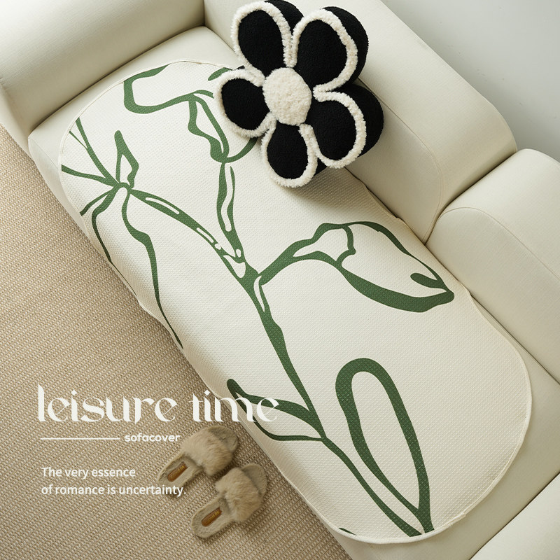 夏季仿麻沙发垫奶油风四季通用沙发盖布高级感防猫抓沙发坐垫垫子,居家布艺,沙发垫,淘宝优惠券,粉丝福利购,淘宝优惠卷