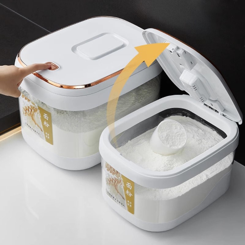 面粉储存罐密封防潮食品级10斤家用专用面桶20斤2023新款米桶大米