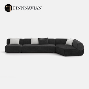 芬纳维亚 现代平层布艺转角沙发组合 模块组合(Clint克林特)