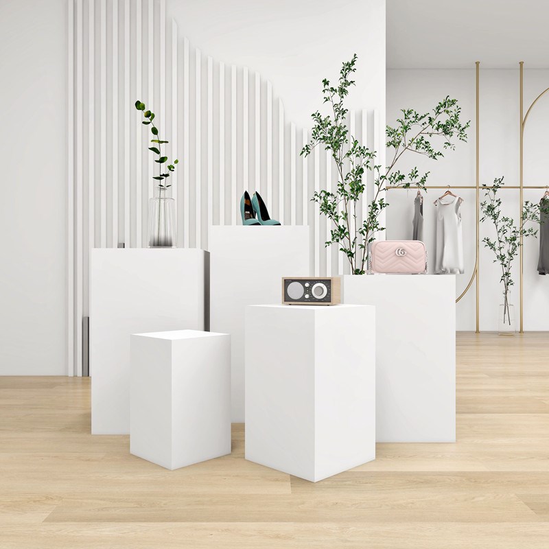 网红暴力熊圆形增高实木底座落地摆件客厅橱窗家居装饰垫高展示台