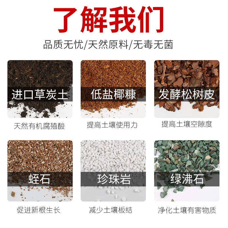 蟹爪兰盆栽专用土 家用营养土通用型同期种花进口泥炭高端营养土