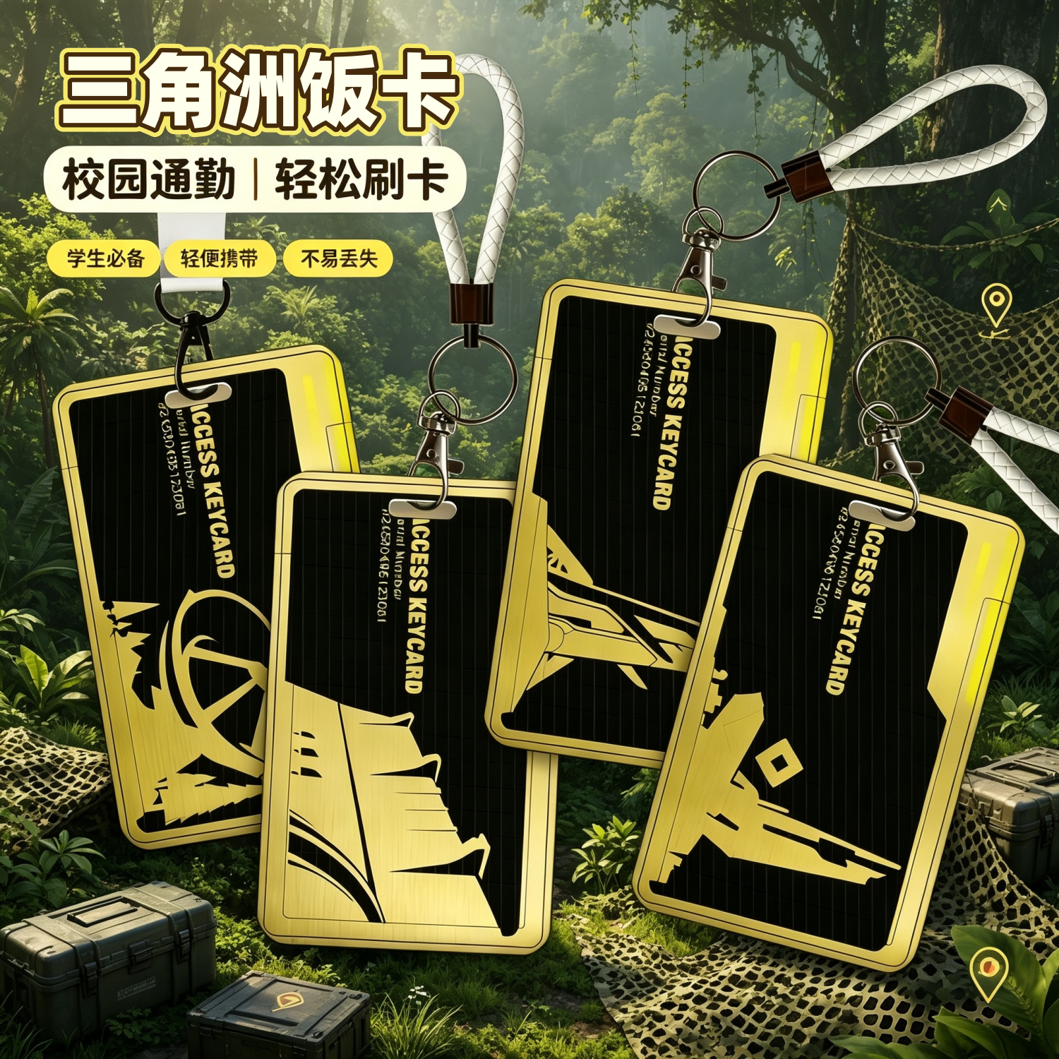 三角洲行动总裁会客厅挂绳卡套