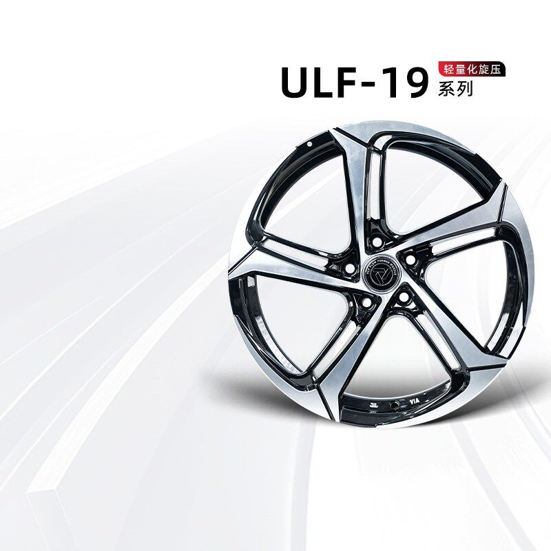 巨久轮毂ULF19轻量化旋压改装轮壳16 17寸高强度结构铝合金材质
