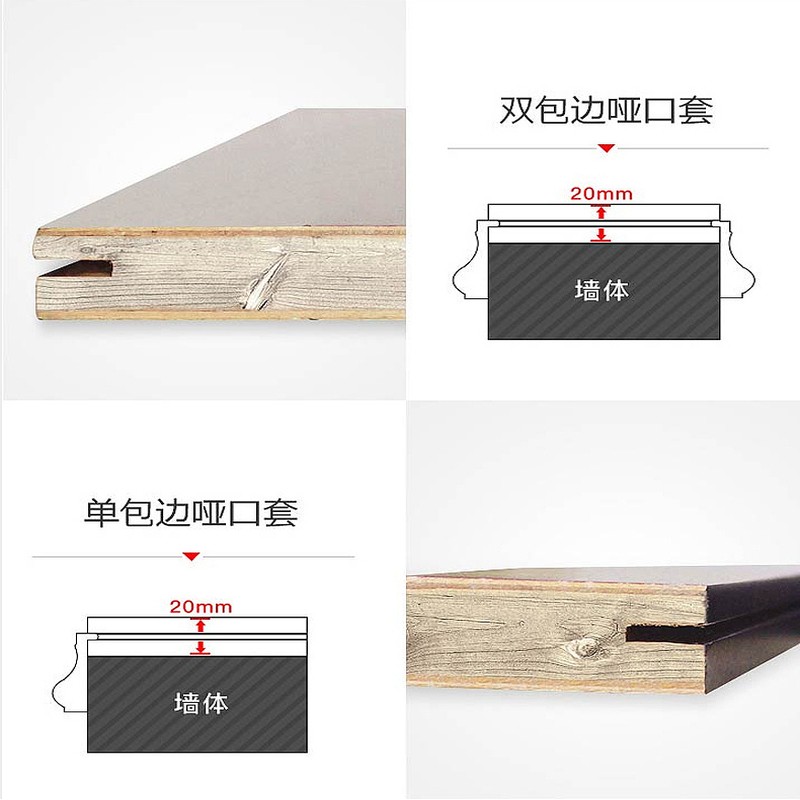 北京定制白色垭口飘窗套实木复合门烤漆免漆阳台包口进户门套木门