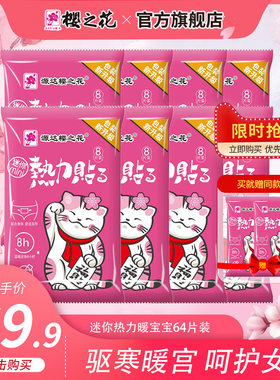源达樱之花暖贴宝宝贴迷你热力贴组合暖宫宝发热贴暖身贴热贴
