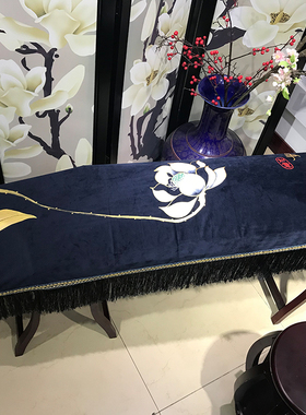 私人定制金丝绒精美古筝罩加厚防尘称心如意通用古筝古琴防尘罩