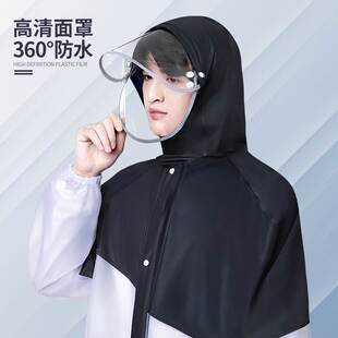 外卖骑手加厚防水雨裤 雨衣套装 全身防暴雨分体式 男款 单人全身长款
