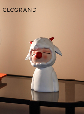 客厅桌面小羊装饰摆件高级感家居玄关酒柜电视柜摆设新家乔迁礼品