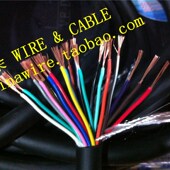 21芯0.35平方护套线 TRVV拖链电缆3c认证 特软耐折耐磨耐油耐酸