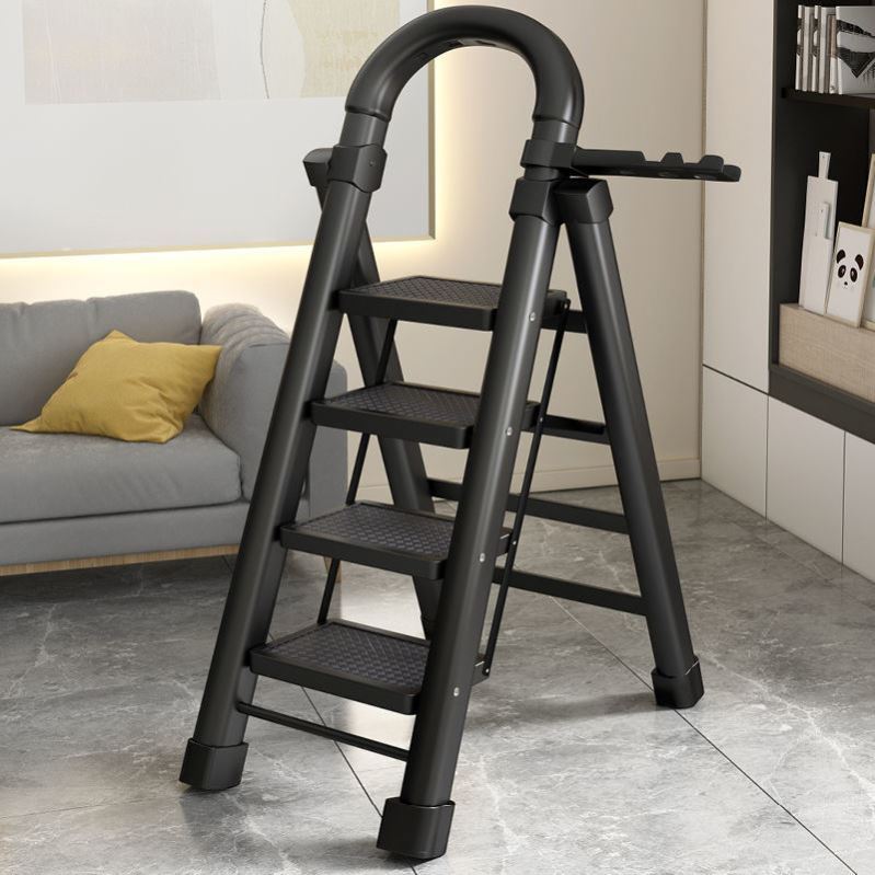 梯子国外家用三步四步五步人字拖多功能加厚折叠梯室内防滑安全梯
