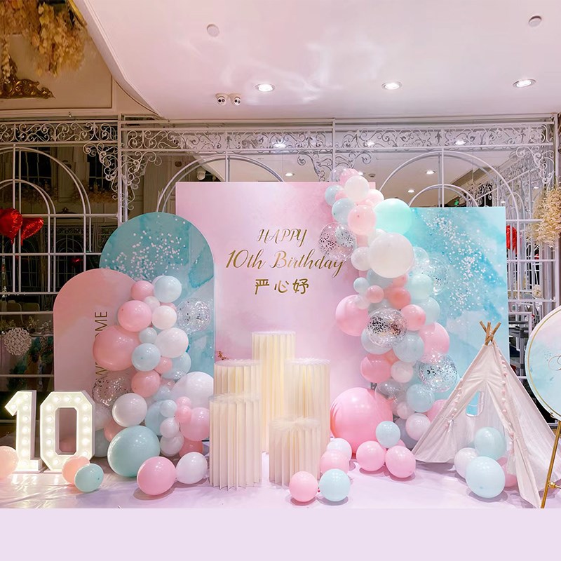 创意儿童生日上门布置气球派对定制宝宝宴满月周岁百日宴生日派对