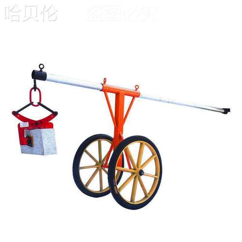 推车石路沿石路沿工具安装搬运车石路缘石石夹路边路侧安装夹子