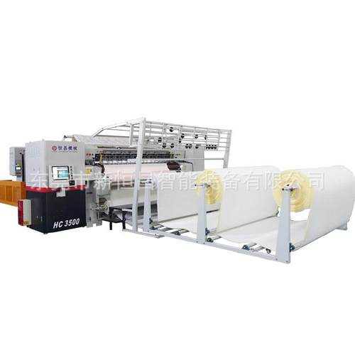 新型床垫绗缝机可绗缝各式花型无梭绗缝机3500