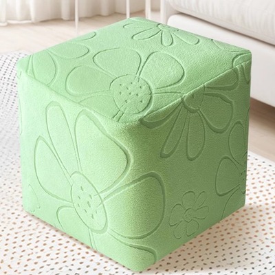 弹力布艺全包方凳子套罩防尘罩