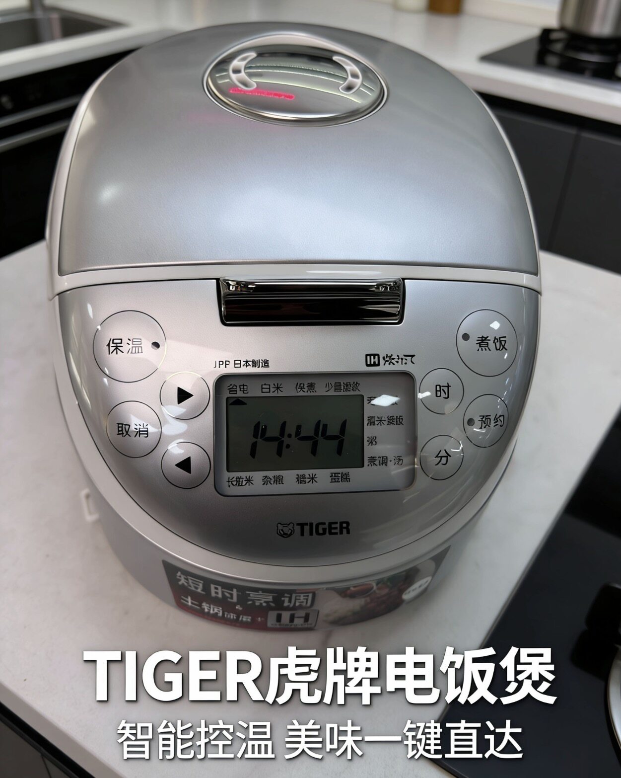 TIGER/虎牌 JPF-A55C迷你小型IH土锅电饭煲家用1.5L柴火饭1-2人份
