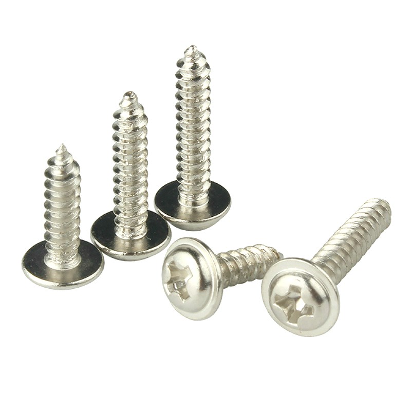 新款圆头带垫自攻螺丝铝无边字不锈钢广告发光字背板固定专用螺钉