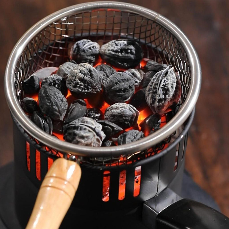 炭炉陶炉煮茶炭乌榄炭核桃炭原木果核炭 烧烤网 手工夹炭钳子炭筷,餐饮具,煮茶炭,淘宝优惠券,粉丝福利购,淘宝优惠卷