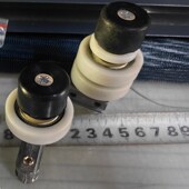 无框阳台滑轮六代无框固定件滑轮无框窗用配件