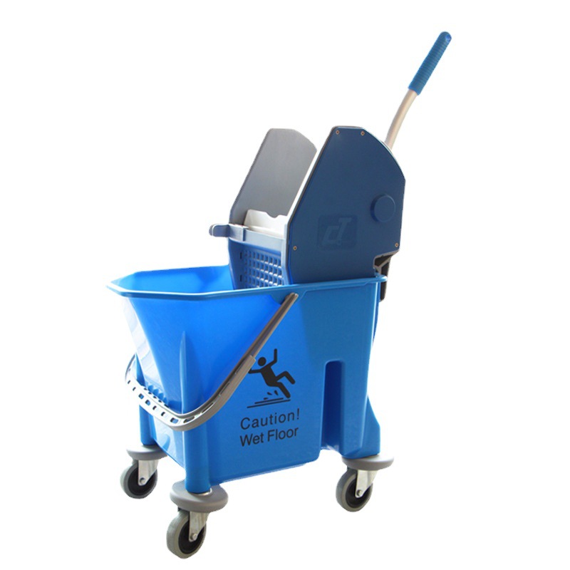 施达SB25下压单桶榨水车滑轮加厚25公升单桶拖把桶墩布清洁挤水桶