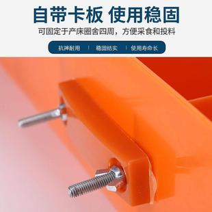 小猪料槽仔猪补料槽产床保育猪用多孔猪食槽长条加厚塑料猪食槽盆