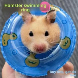 [老鼠游泳]金熊仓鼠游泳圈太阳镜滑稽拍摄装饰道具爱眼镜