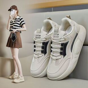 2025秋冬季新款百搭超火女鞋爆款网红休闲小白运动老爹鞋子ins潮