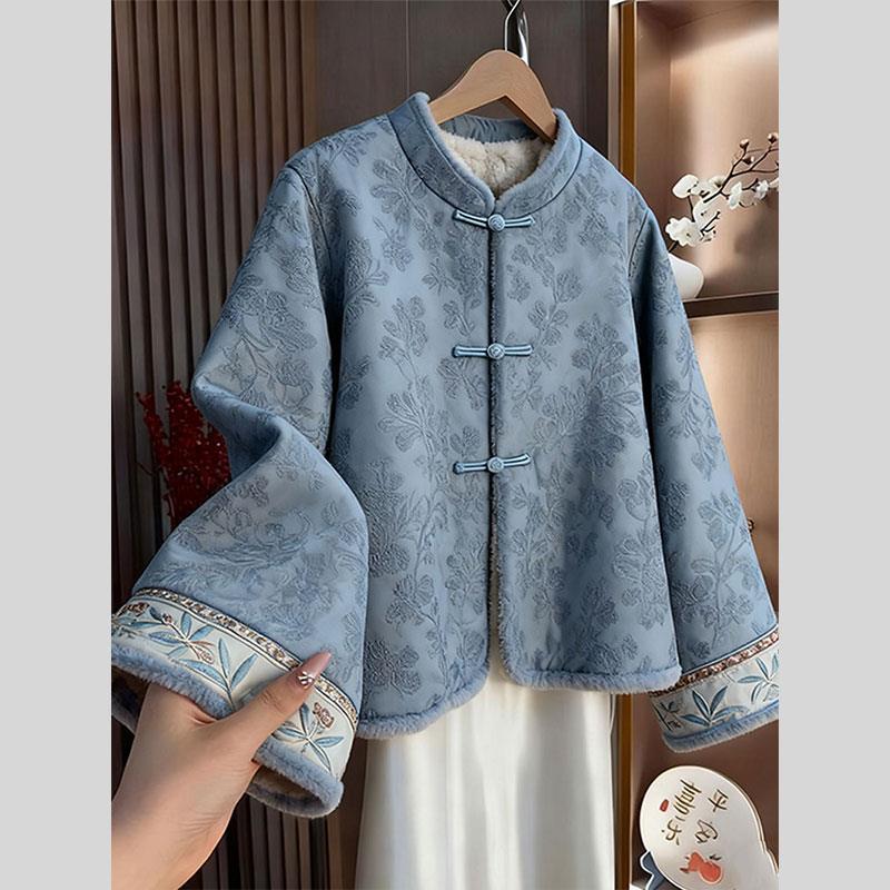 新中式国风巨好看的初冬复古上衣