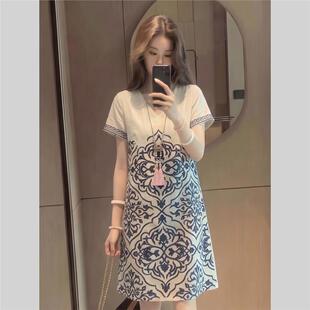 精致女装夏日绝美超火不撞款洋装2026新款今年流行爆款休闲裙子