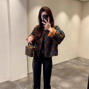 秋冬新款 炸街羊羔毛外套2025 高级感欧洲站别致独特气质小个子时尚