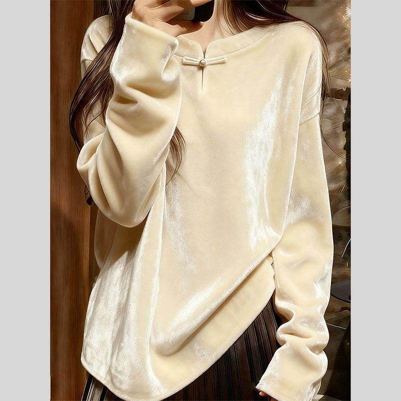 独特漂亮外套丝绒上衣新中式国风唐装禅意衬衫女2026新款爆款冬季,女装/女士精品,大码内搭,淘宝优惠券,粉丝福利购,淘宝优惠卷
