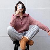 设计感慵懒高级感针织毛衣女款 可外穿内搭上衣女 爆款 2026冬季 新款