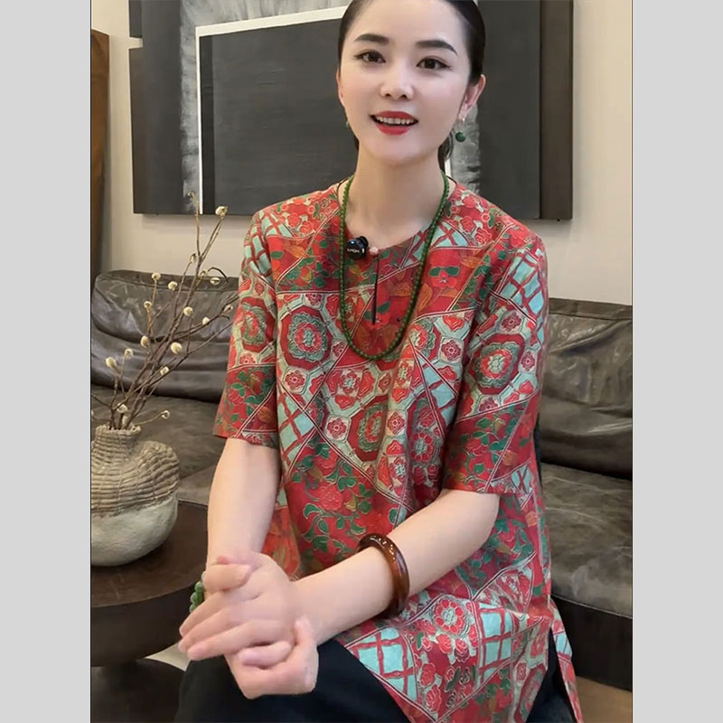 新中式禅意高端精致唐装小衫女