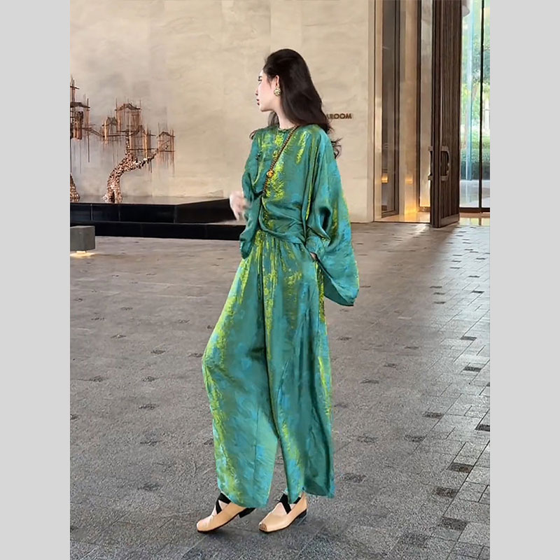 早秋上衣裤子新中式女装国风