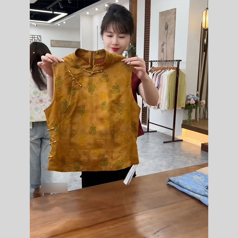 女装国风上衣年轻款唐装轻奢小衫