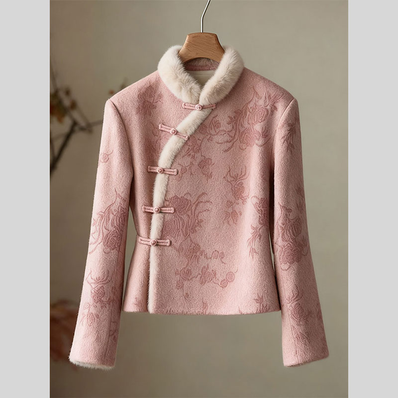 新中式国风外套复古加厚上衣女