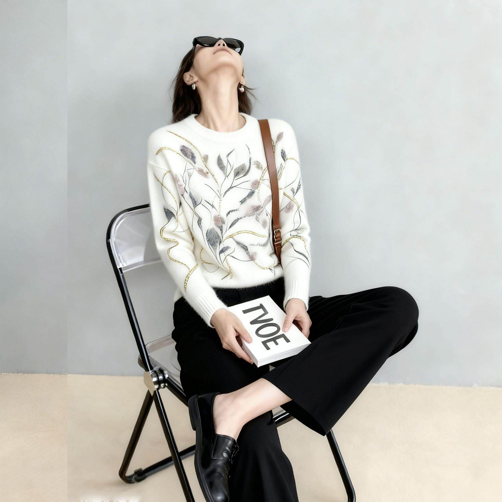 新中式国风毛衣高级感超好看针织上衣女秋冬新款今年流行爆款,女装/女士精品,大码内搭,淘宝优惠券,粉丝福利购,淘宝优惠卷