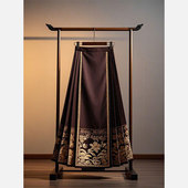 国风马面裙2025新款 新中式 女装 明制改良汉服女成人重工织金半身裙