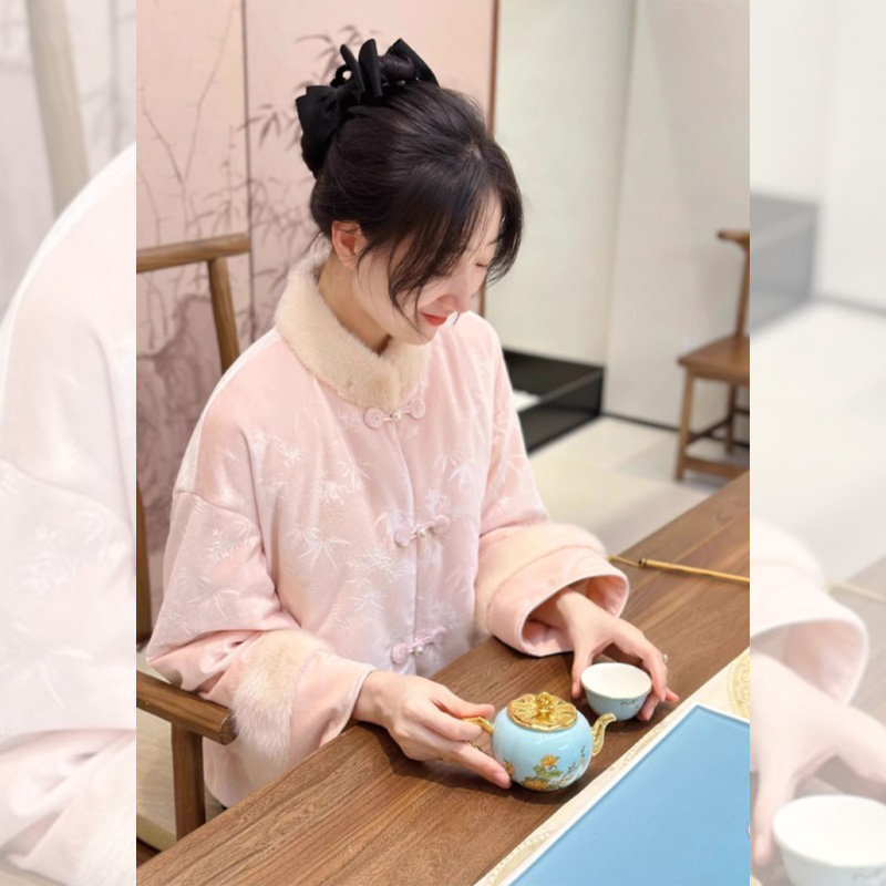 新中式女装国风超好看加厚棉服