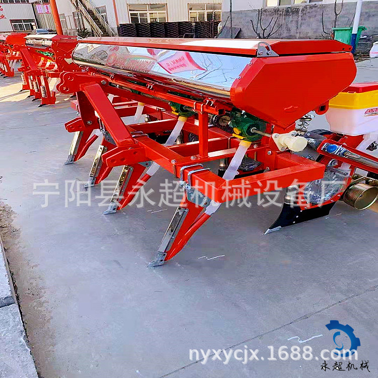 新款悬浮玉米大豆播种机精播机四轮车牵引2-4行可选悬浮播种机