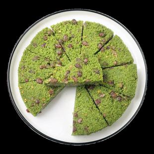 手工大麦苗包子酒楼同款面包茶半成品下午茶红豆麦青糕