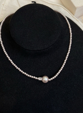 Ivy法式曼塔玫瑰施家珍珠项链