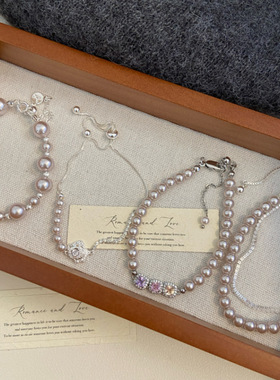 曼塔玫瑰施家珠手链女可抽拉