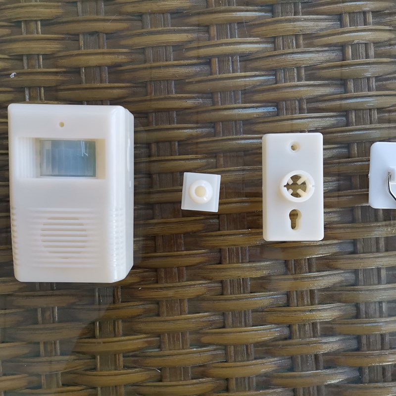 小心台阶! 小心碰头  安全提示器,红G外感应迎宾器,语音随你定制!