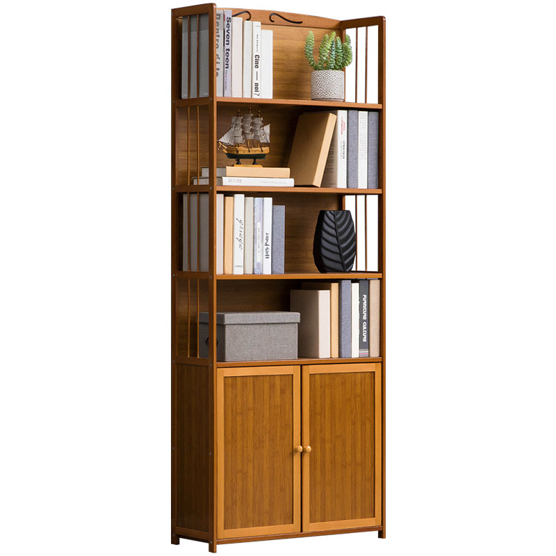 书架落地书柜置物架桌面上收纳儿童D简易办公卧室客厅简约实木家