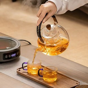 电陶炉煮b茶器家用小型专用烧水煮茶炉1500W大功率耐高温玻璃茶壶