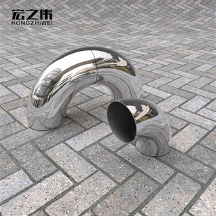 60不锈钢90度弯头加长加厚系列工业扶手管道转直角接Z头焊接配件