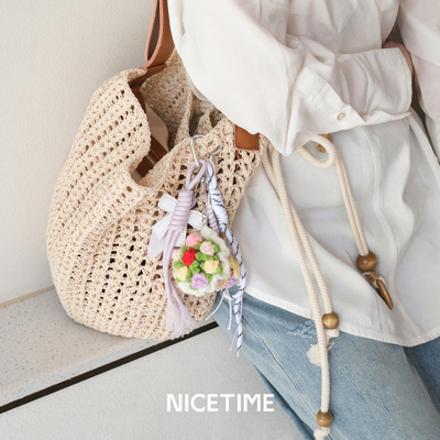 NICETIME夏日限定蜡线编织包