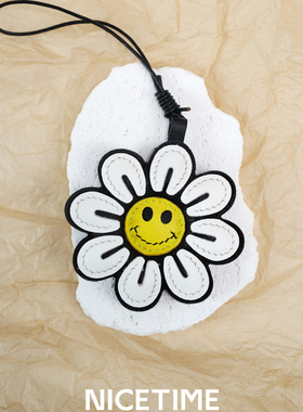 NICETIME【太阳花】包挂羊皮手工挂件挂饰钥匙扣个G10