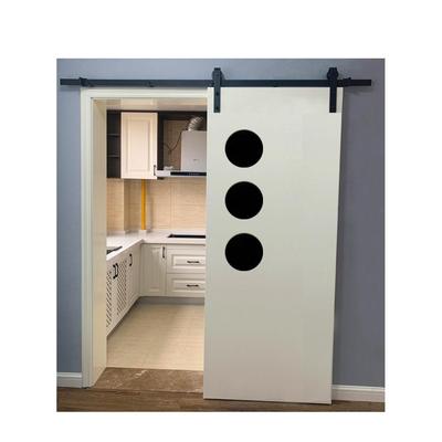 定制玻璃谷仓门斯堪的纳维亚创意滑动门厨房浴室滑动门书房挂轨衣